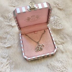 Juicy Couture “B” initial necklace